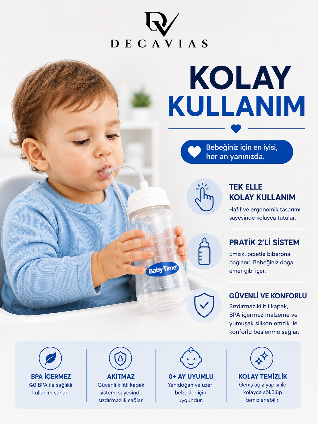 BabyTime Fonksiyonel pp Biberon