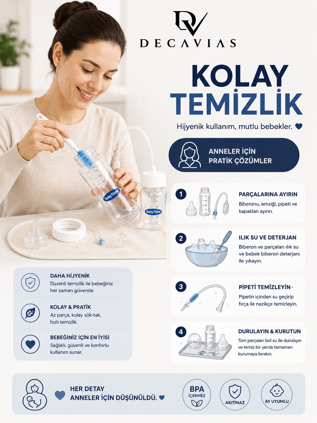 BabyTime Fonksiyonel pp Biberon